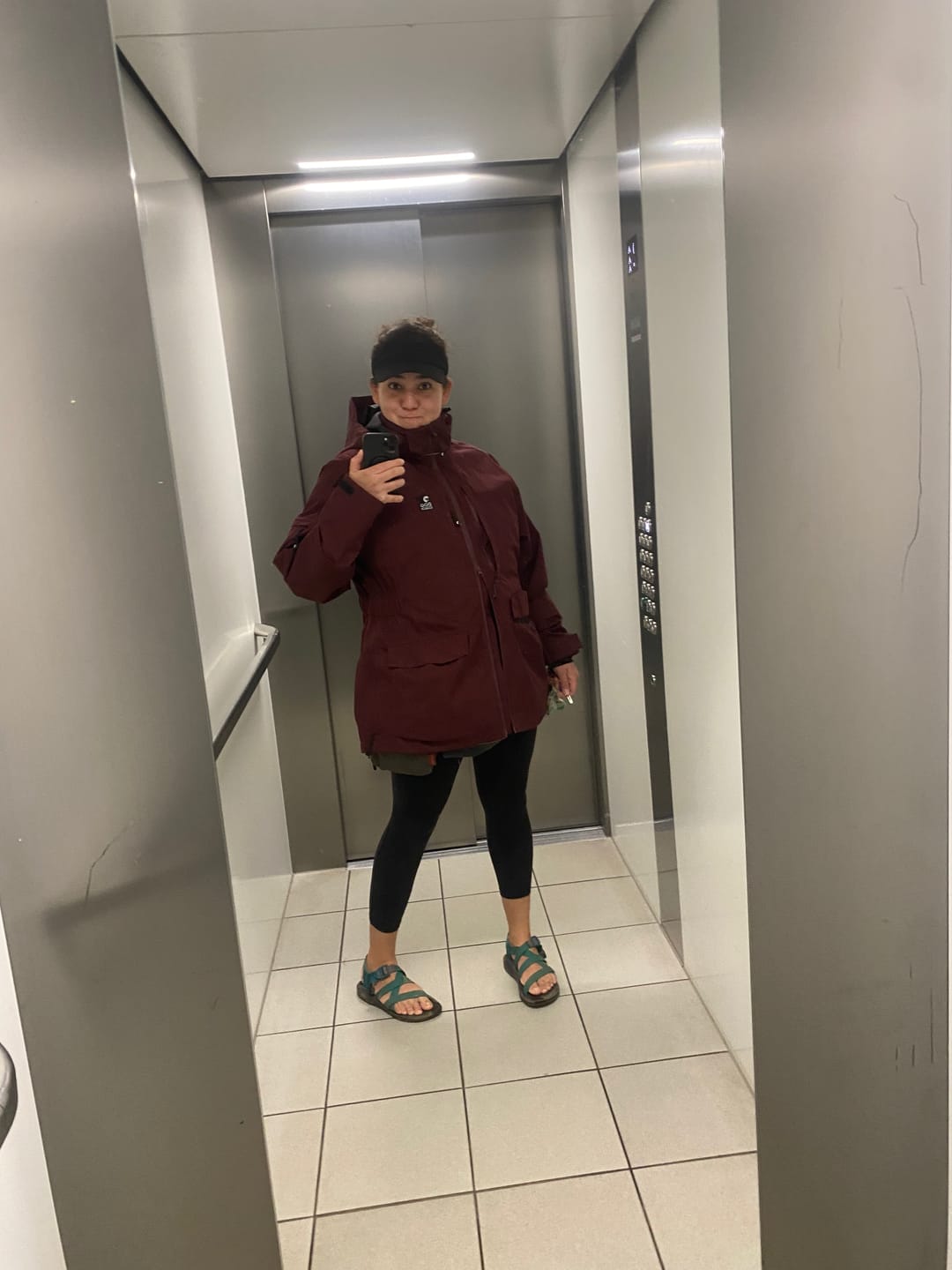 Customer photo review of Pack&Carry Shell Jacket 2.0 | Rosso | Merry