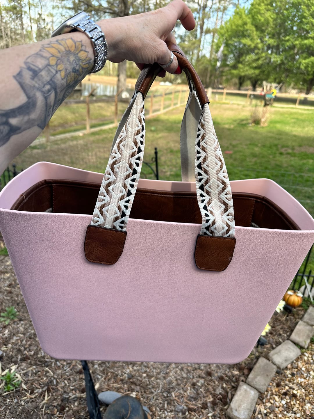 Customer photo review of Carrie All Tote