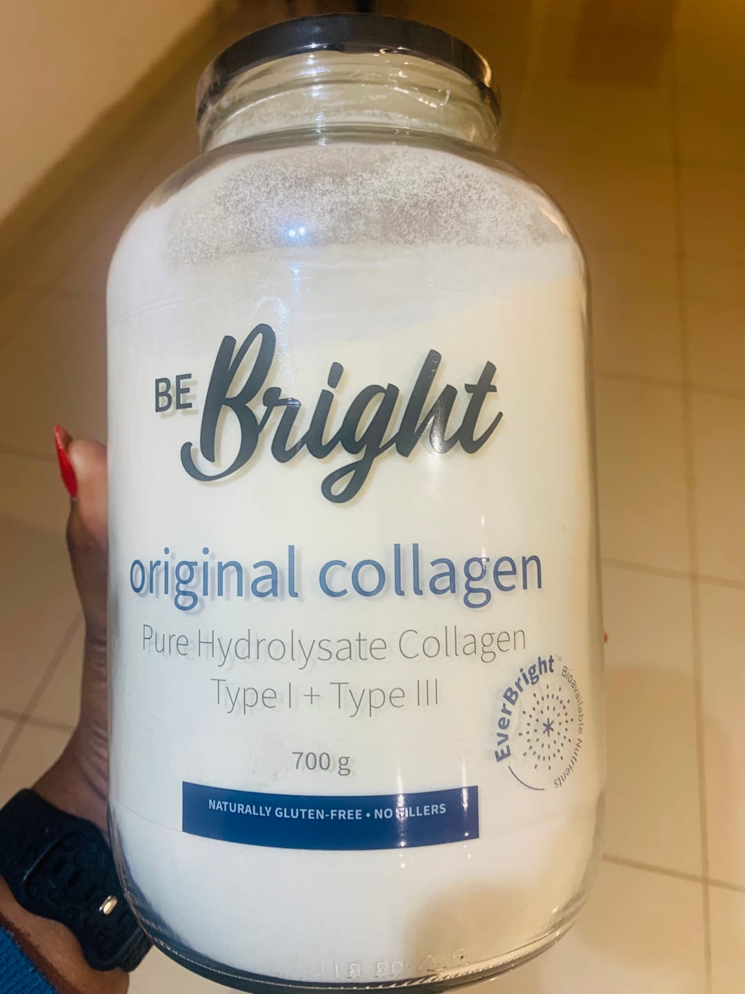 Customer photo review of ORIGINAL COLLAGEN 700g JAR