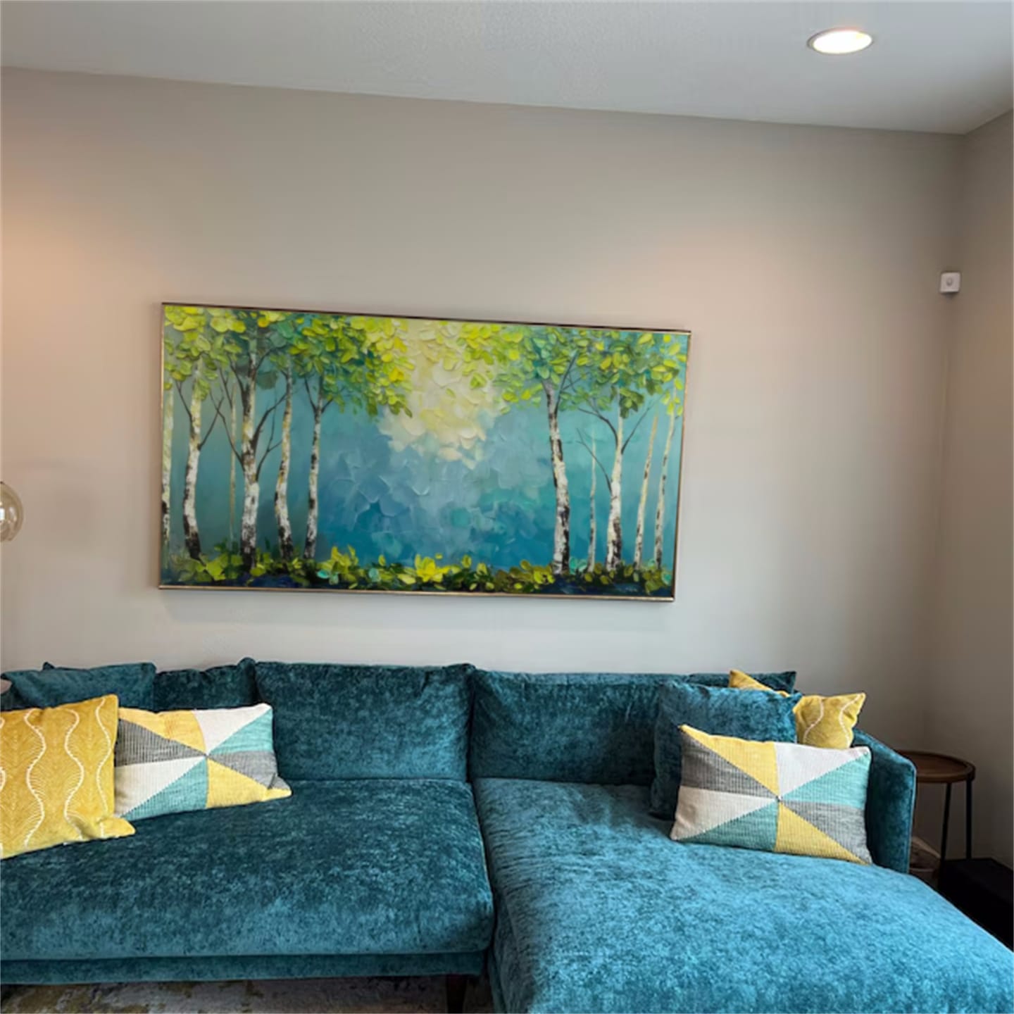 Customer photo review of Tree Textured Painting Canvas #TP006