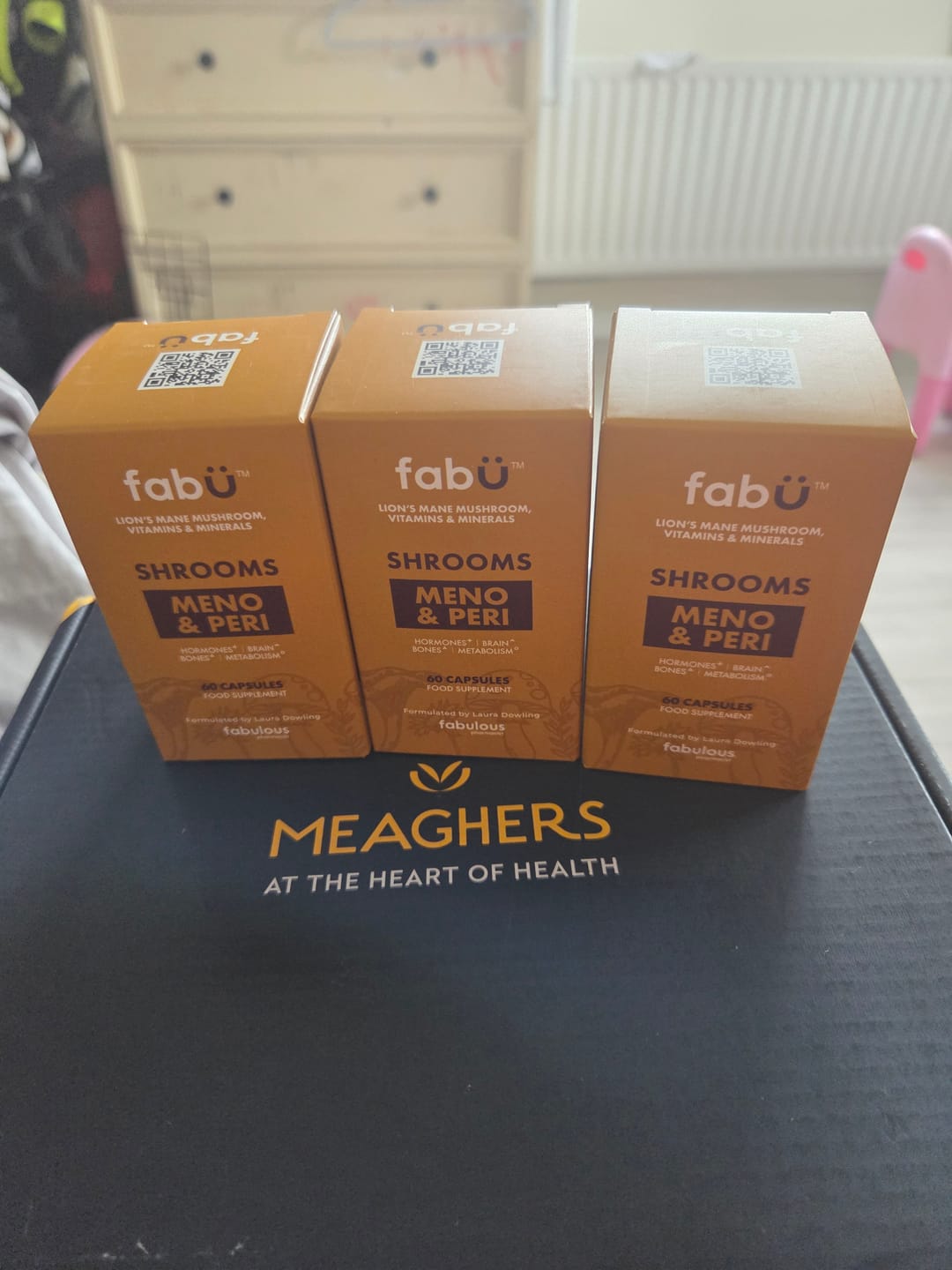 Customer photo review of fabÜ SHROOMS Meno & Peri 60 Capsules