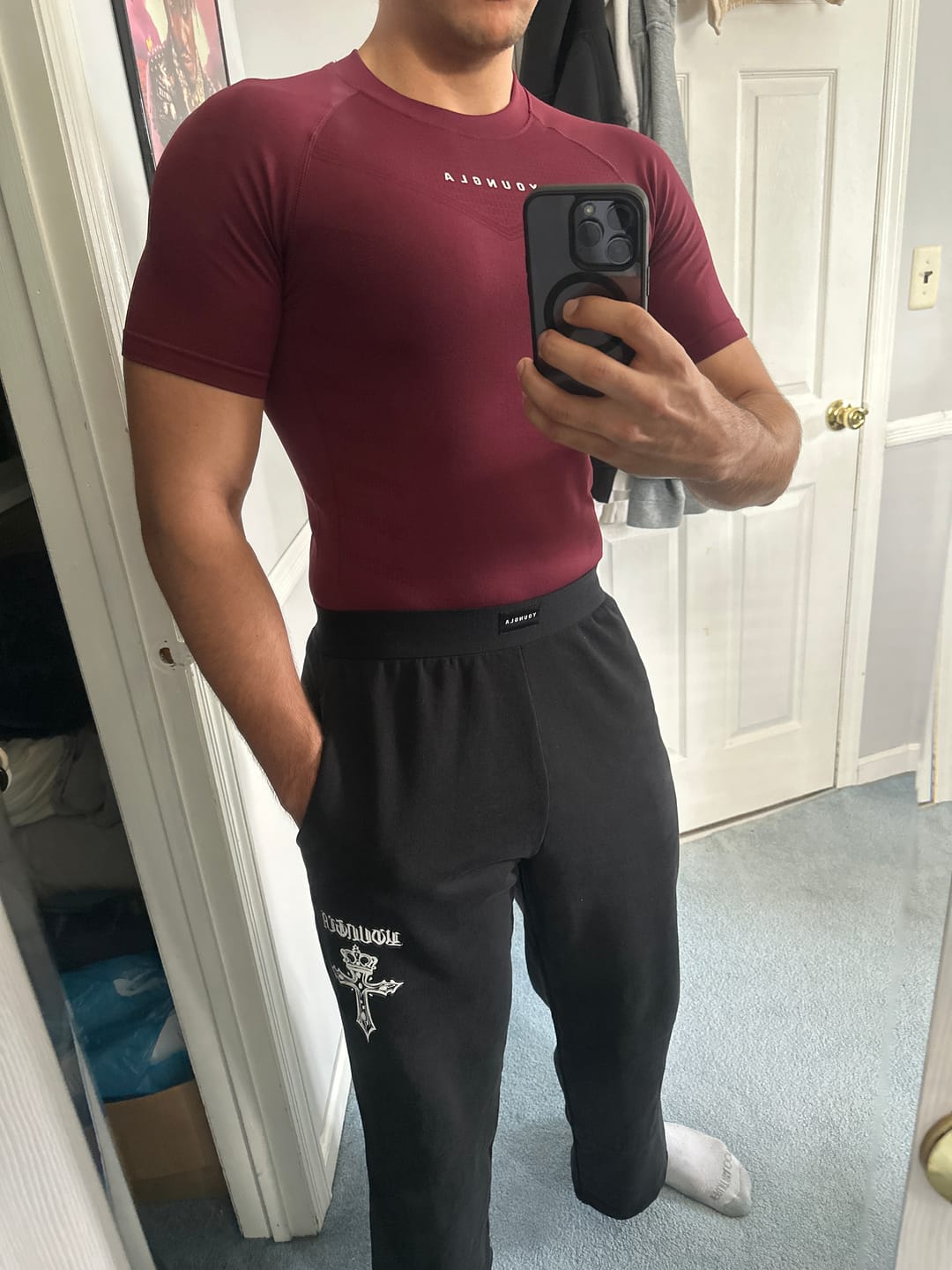 Customer photo review of 475 SuperVillain Compression Tees