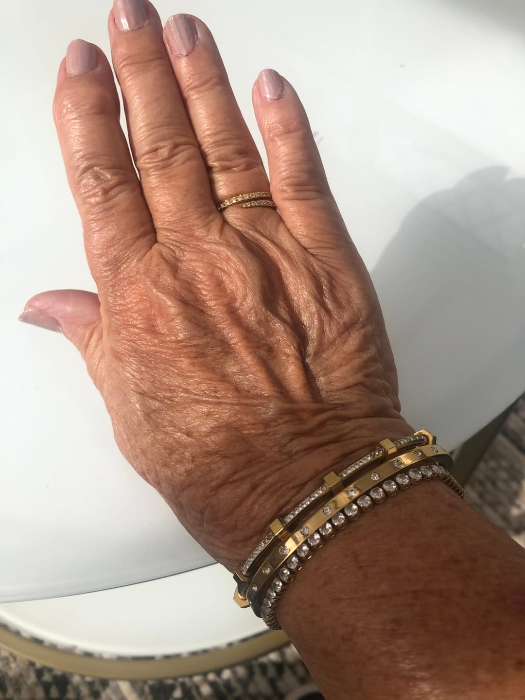 Customer photo review of CZ Wrap Ring
