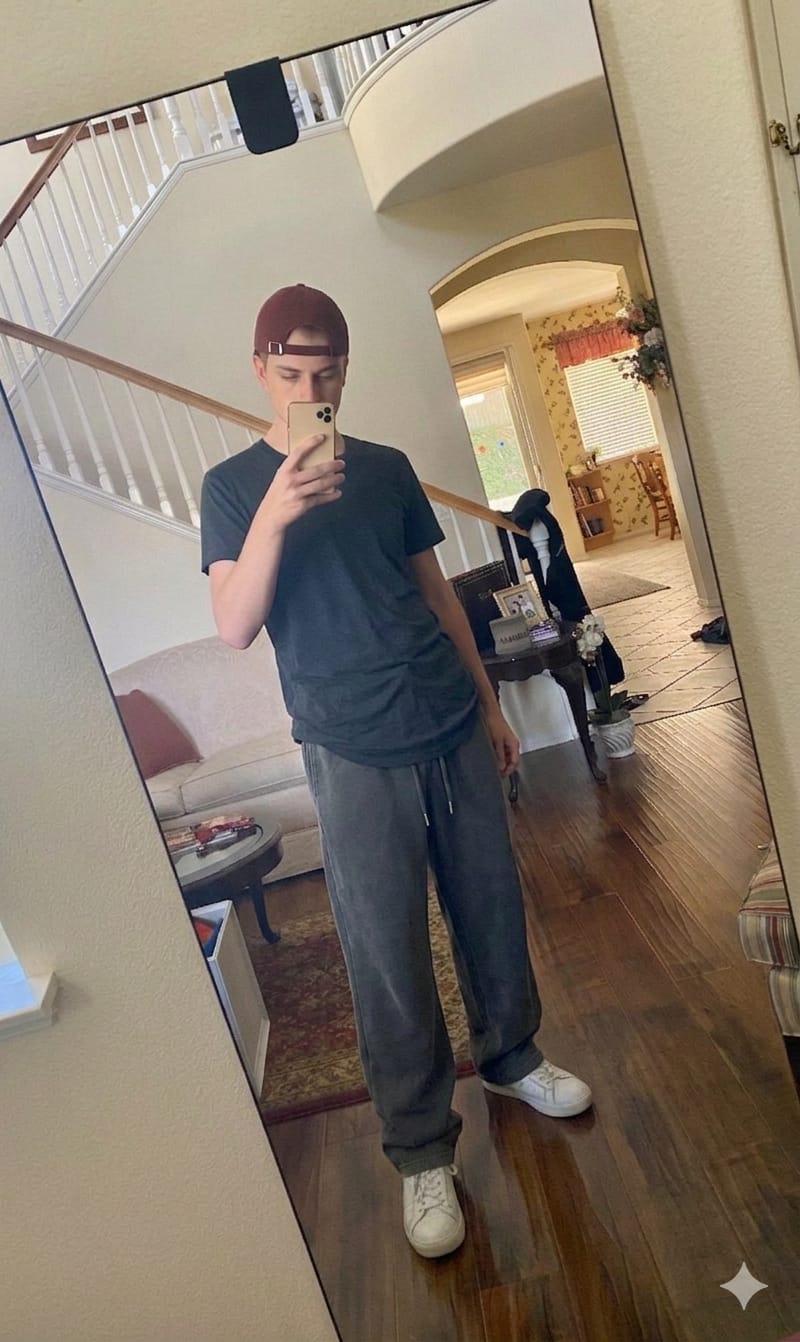 Customer photo review of Heavyweight Washed Hoodie/Jogger Set