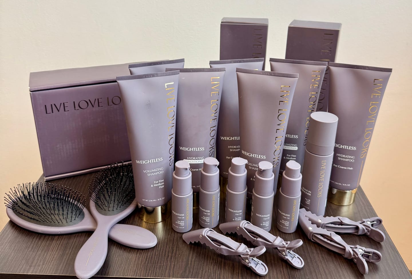 Customer photo review of Weightless Shampoo & Conditioner Set