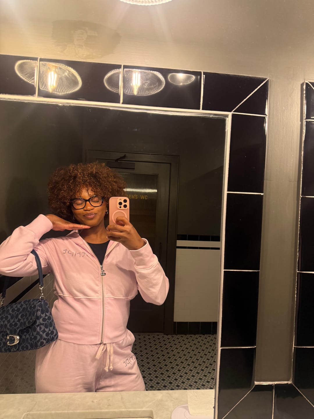 Customer photo review of BABY PINK CORSET HOODIE