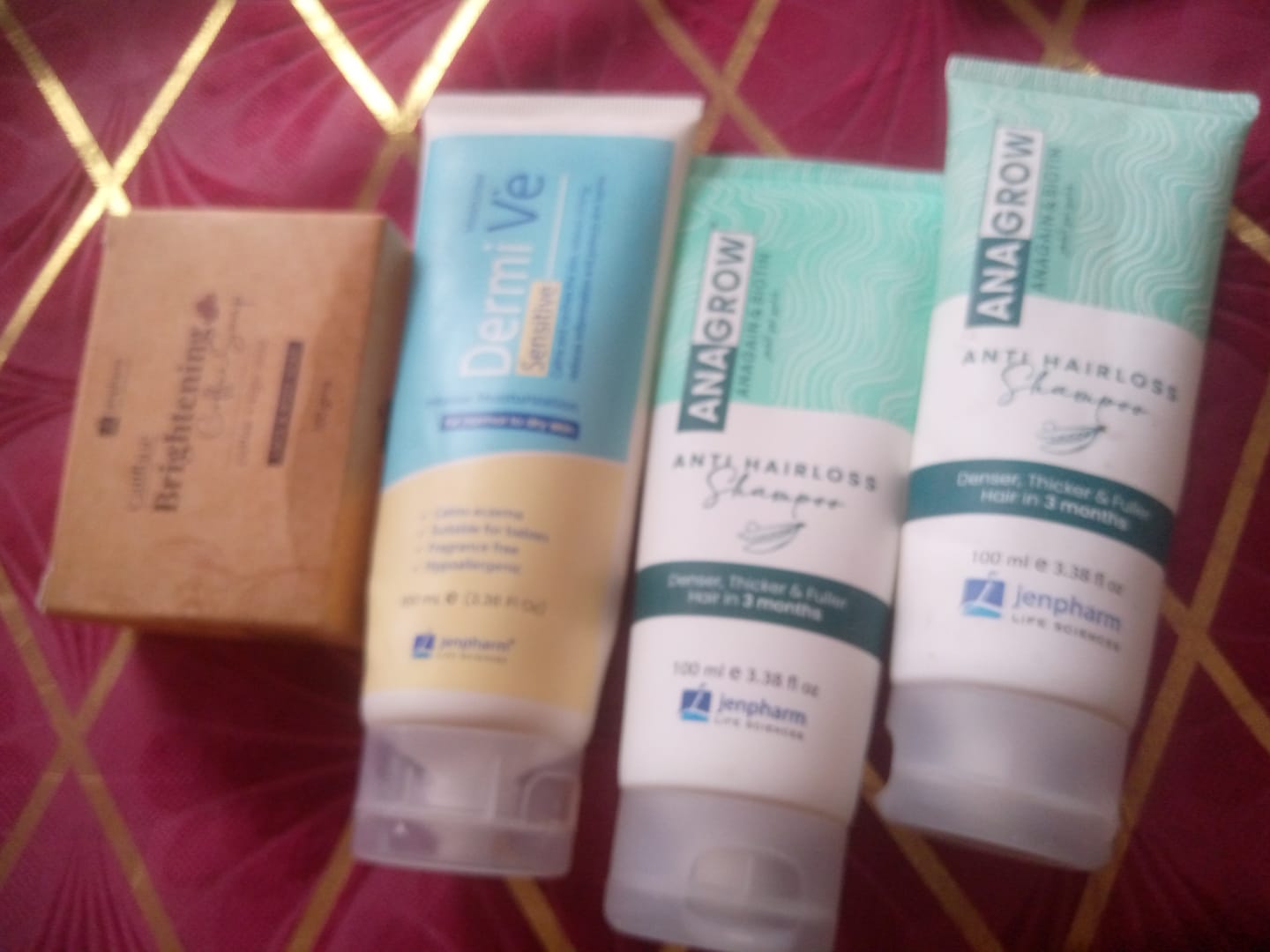 Customer photo review of Anagrow Hair Serum