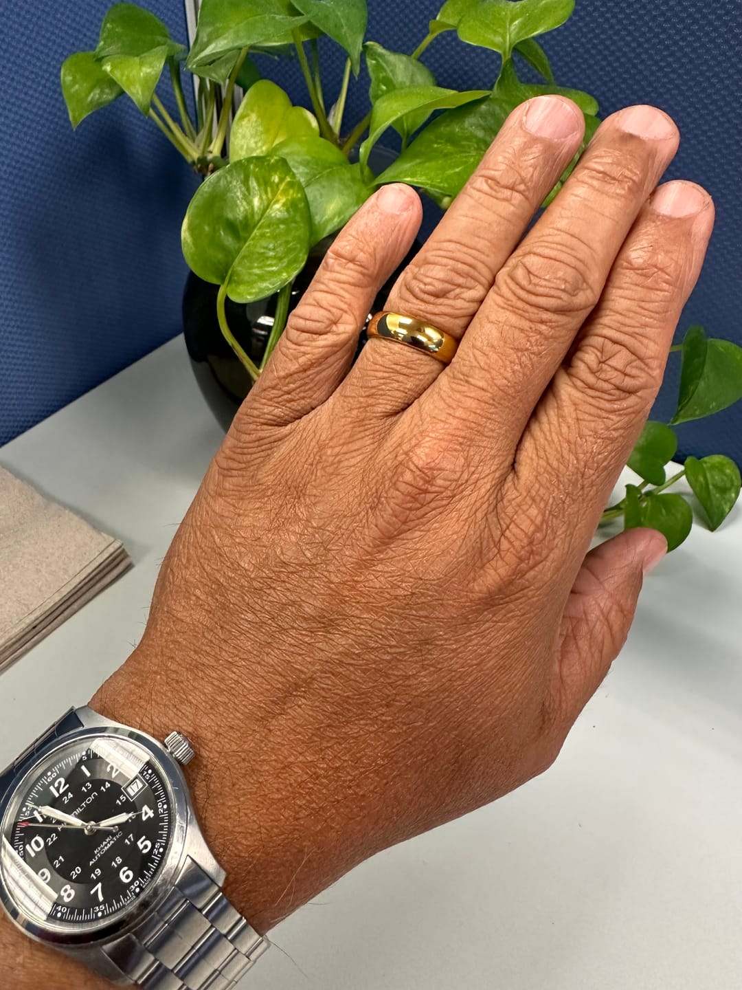 Customer photo review of High Polished Yellow Gold - 6mm