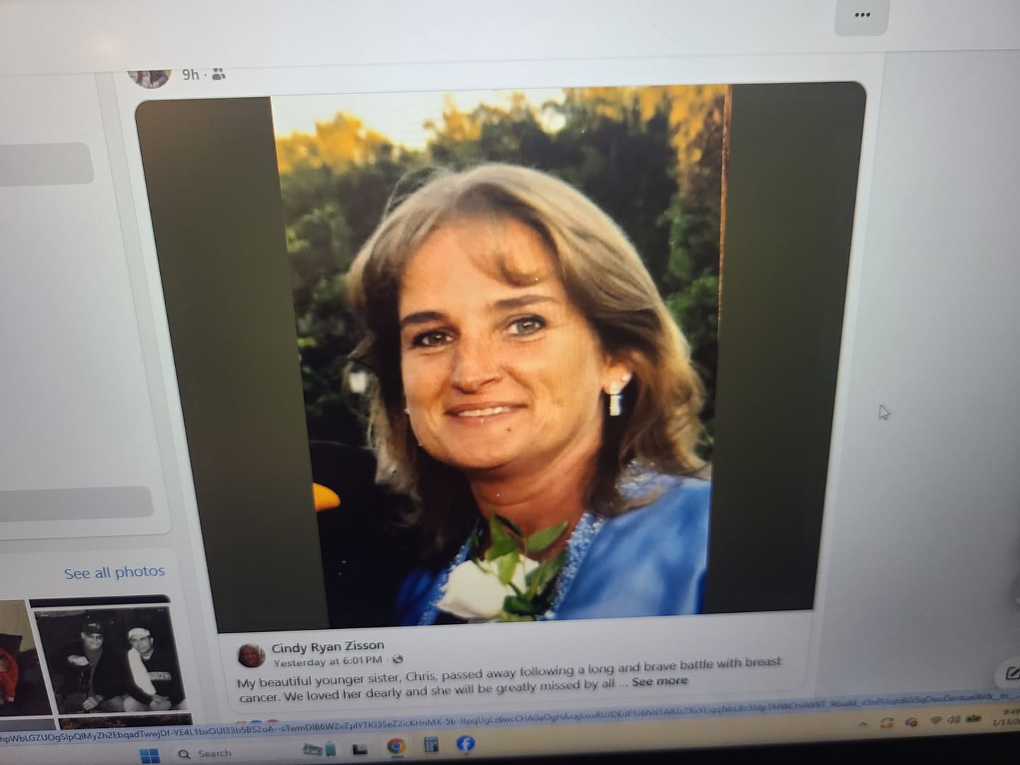 Customer photo review of Custom Photo Car Ornament - Personalized Christmas Memorial Sympathy Gifts For Loss Of Mom, Dad