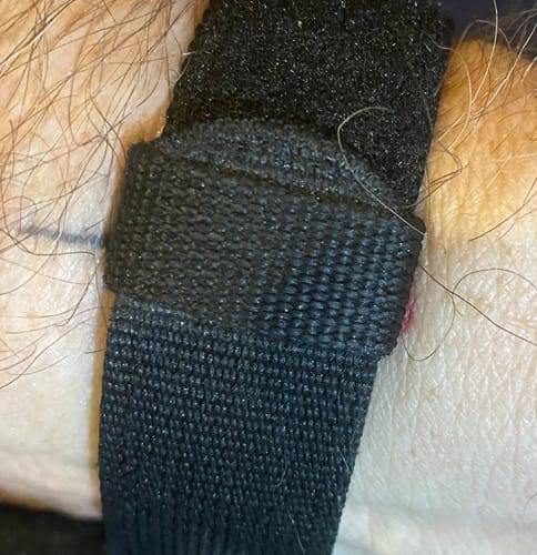Customer photo review of Glomar Explorer - Hook And Loop Watch Strap