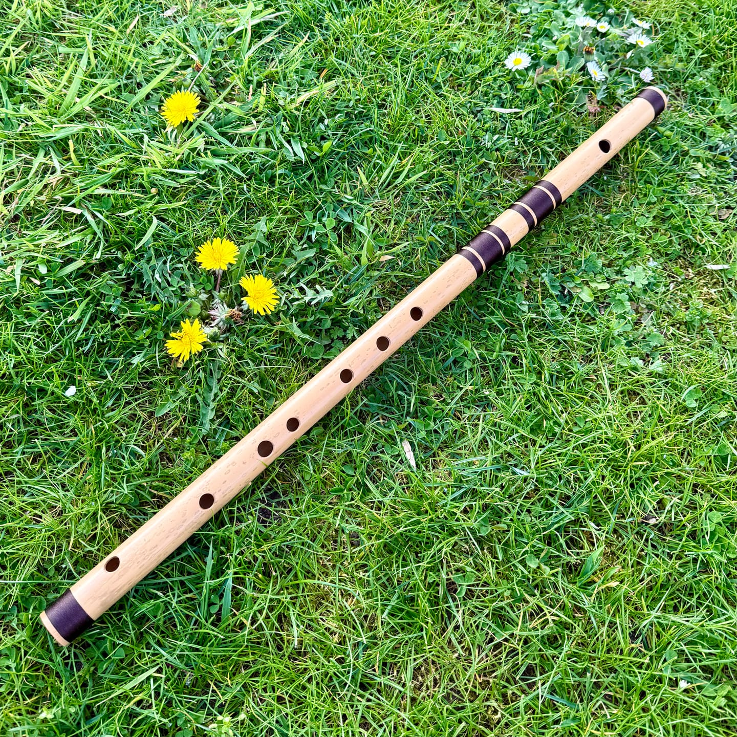 Customer photo review of G scale Bansuri (Indian Bamboo Flute)