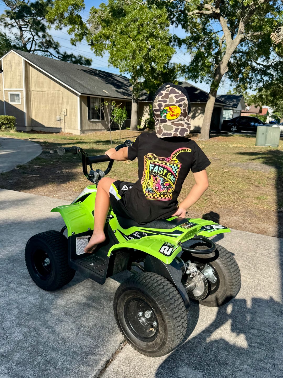 Customer photo review of Fast Gas T-Shirt
