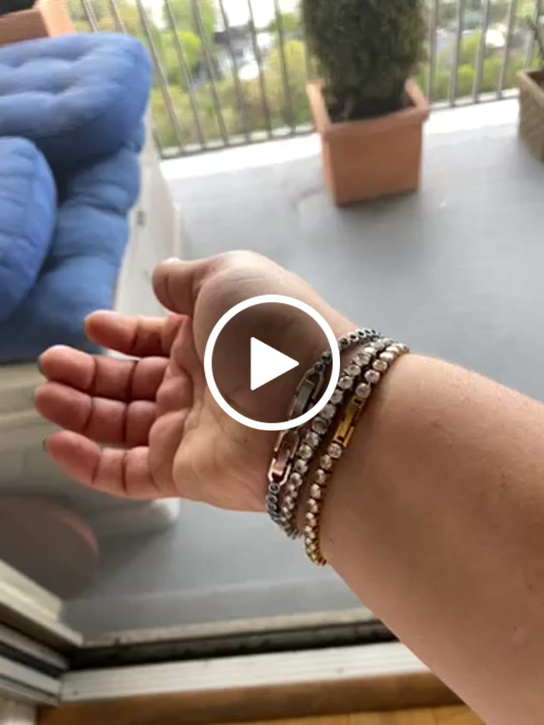 Customer video review of Martina® Classic Tennis Bracelet