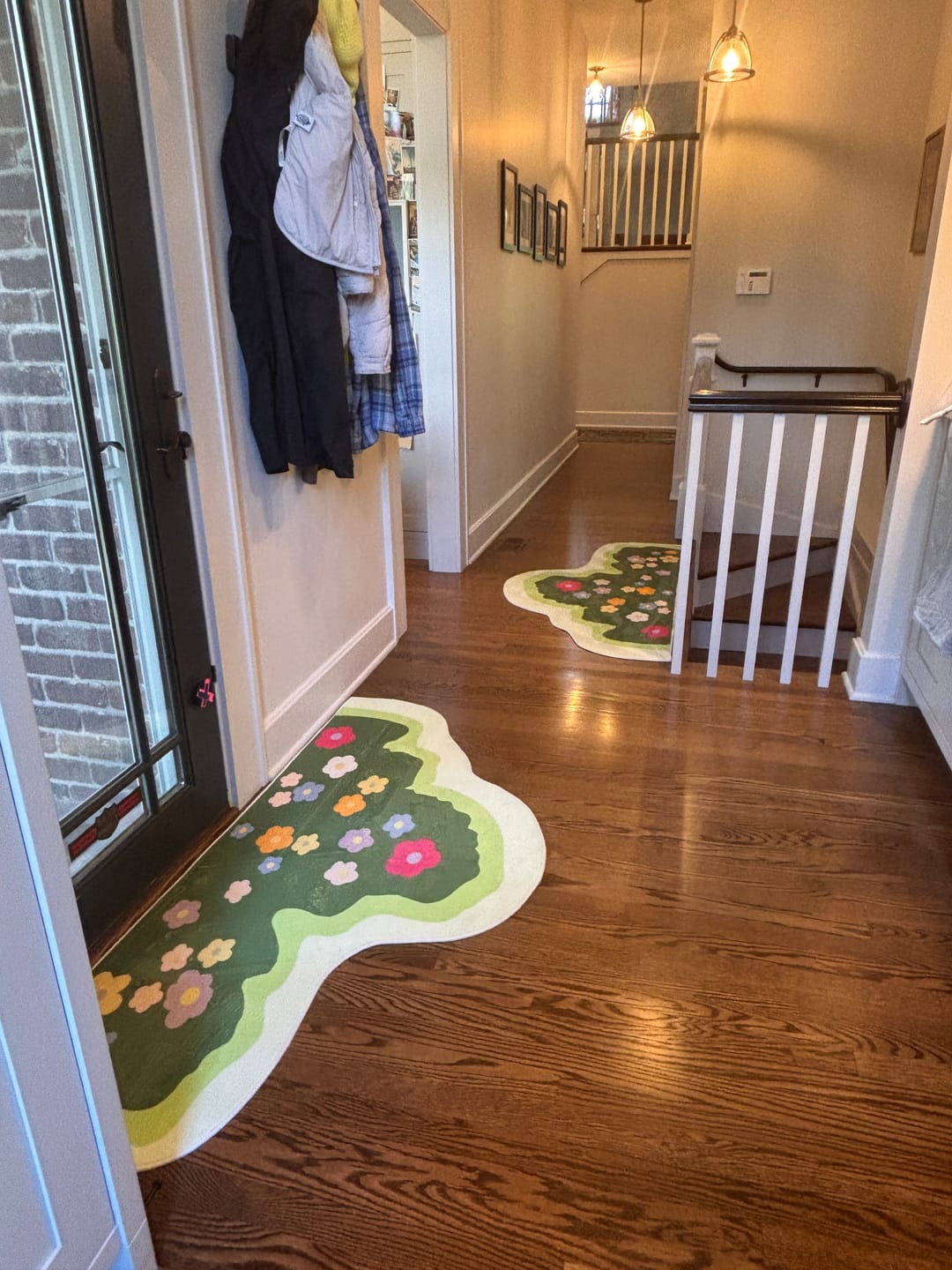 Customer photo review of Floral Irregular Runner