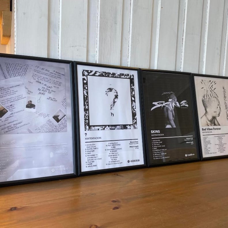 Customer photo review of XXXTENTACION Album Posters