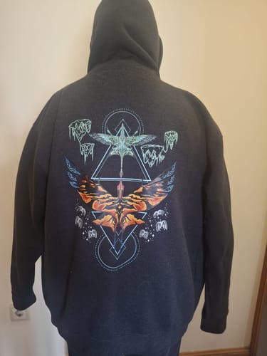 Customer photo review of *PRE-ORDER* Pandora Rainforest Zipper Hoodie