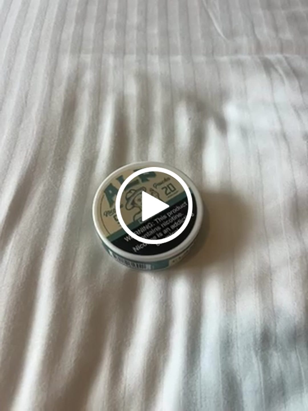 Customer video review of Classic Nicotine Pouches