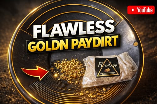 Customer photo review of *TROGO* Flawless '$5,000 GOLD NUGGET DISCOVERY' - Gold Panning Paydirt