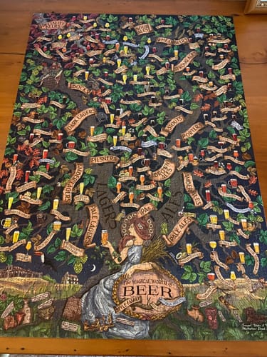 Customer photo review of World of Beer Puzzle
