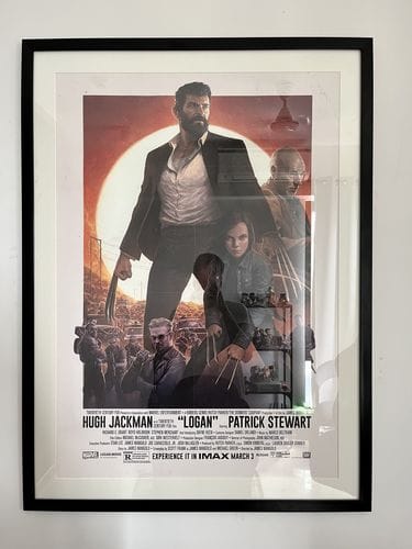Customer photo review of Logan Movie Poster Art