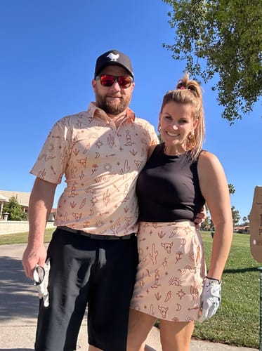 Customer photo review of Men's Western Vibes golf polo