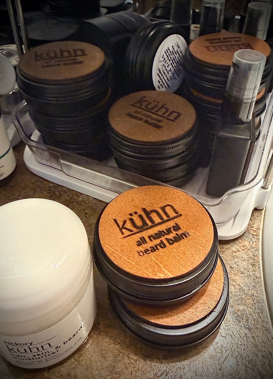 Customer photo review of 3 beard oil gift set (NEW)