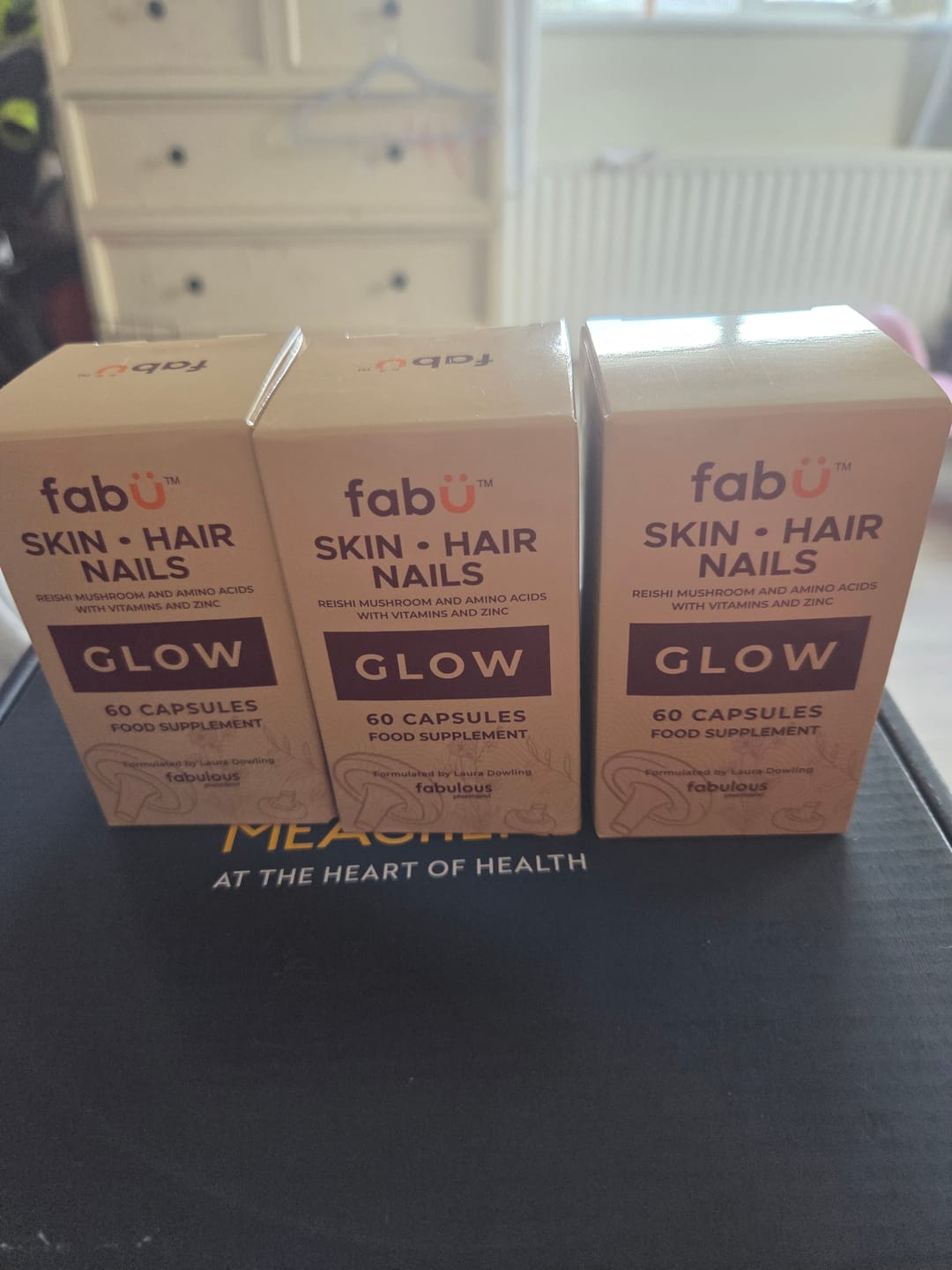 Customer photo review of fabÜ SKIN GLOW 60 Capsules