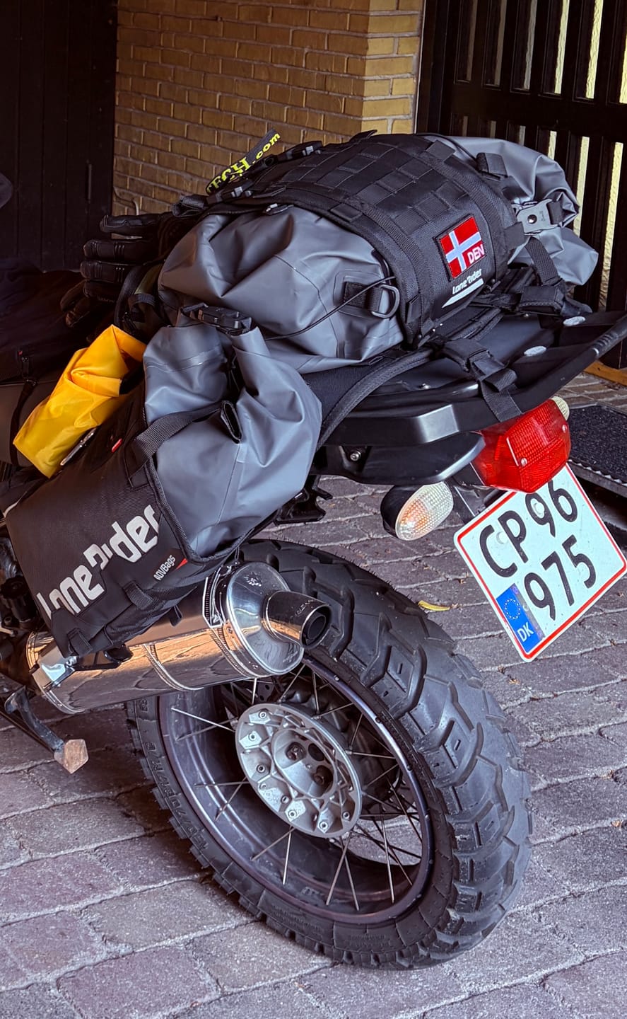 Customer photo review of ADVBags 45 – Rackless Saddle Bags