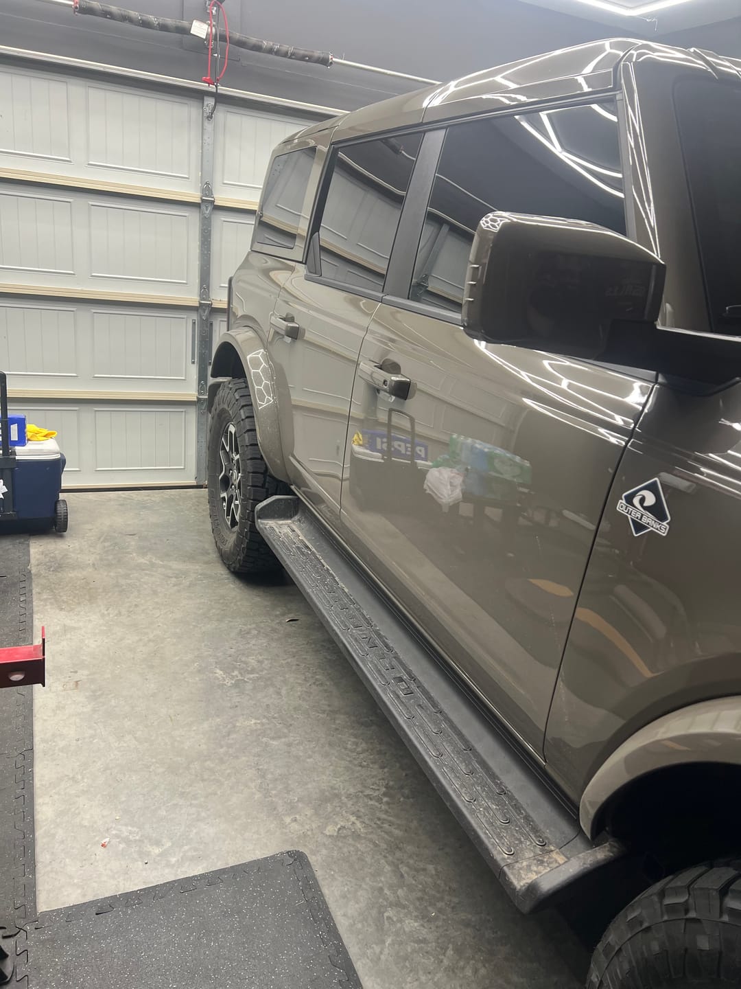 Customer photo review of Ford Bronco OEM Color-Matched Door Handle Cover Set (2/4 Doors)