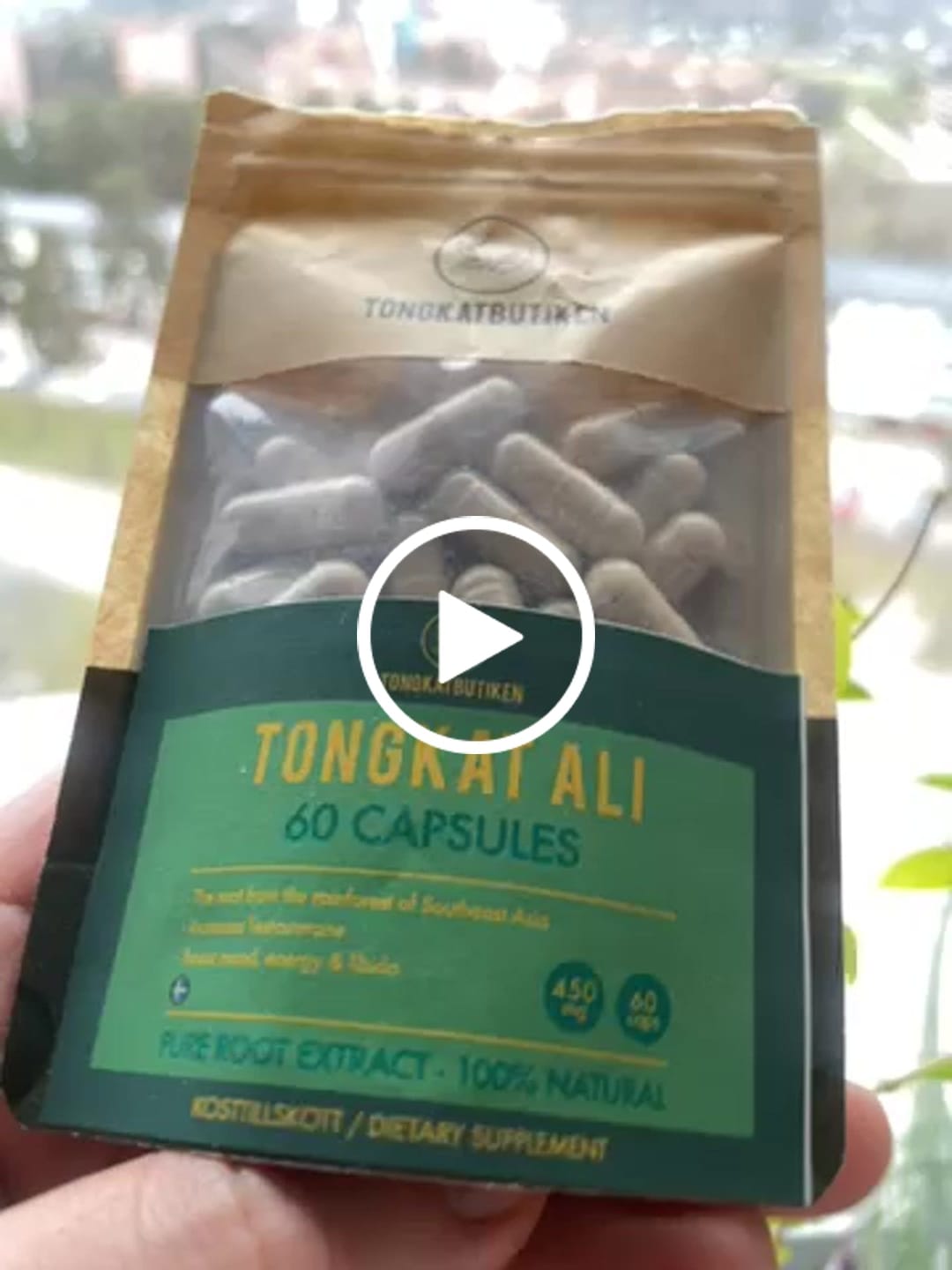 Customer video review of Tongkat Ali - Tongkatbutiken.se