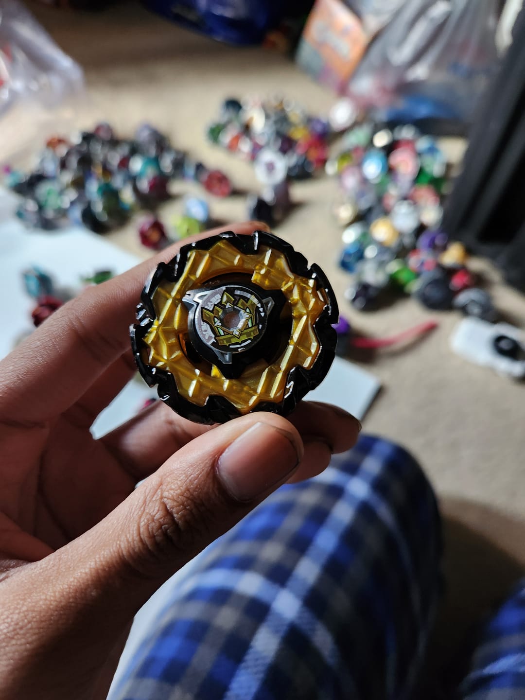 Customer photo review of Takara Tomy Beyblade X CX-11 EmperorMight DECK SET