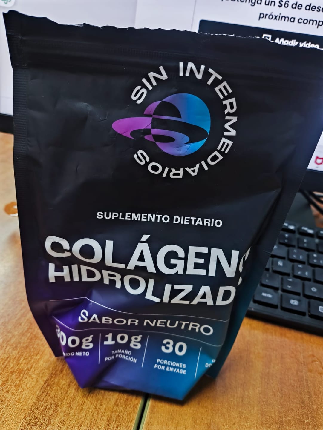Customer photo review of Colágeno Hidrolizado