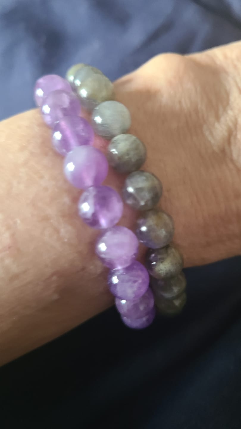 Customer photo review of Amethyst Bracelet