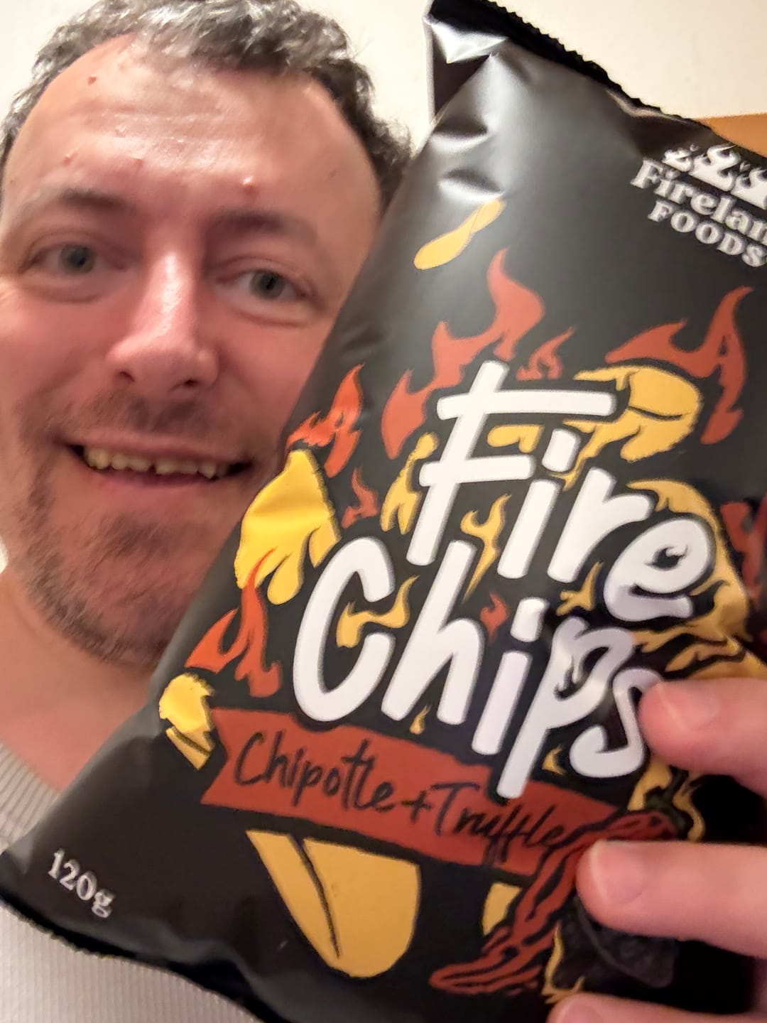 Customer photo review of FIRECHIPS CHIPOTLE & TRÜFFEL120g