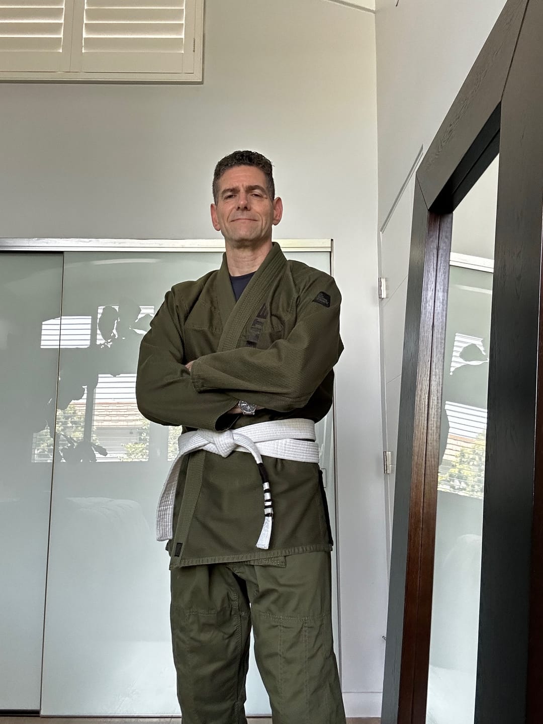 Customer photo review of Core Military Green Brazilian Jiu Jitsu Mens BJJ Gi