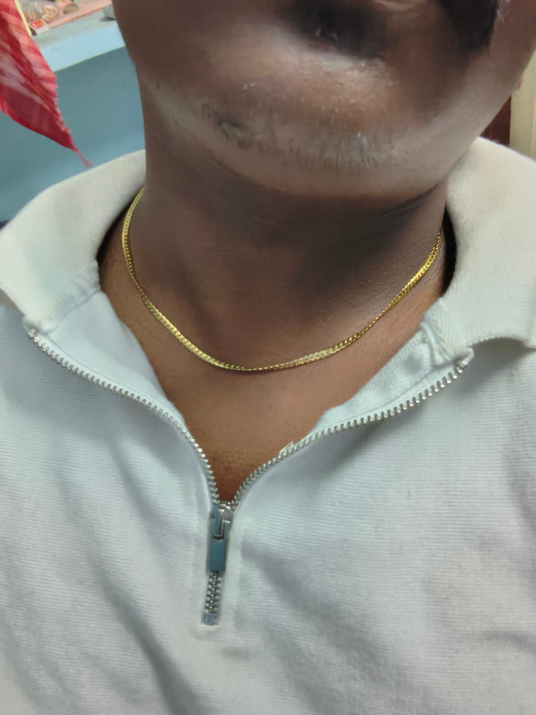 Customer photo review of Minimalist Twisted Chain for Men