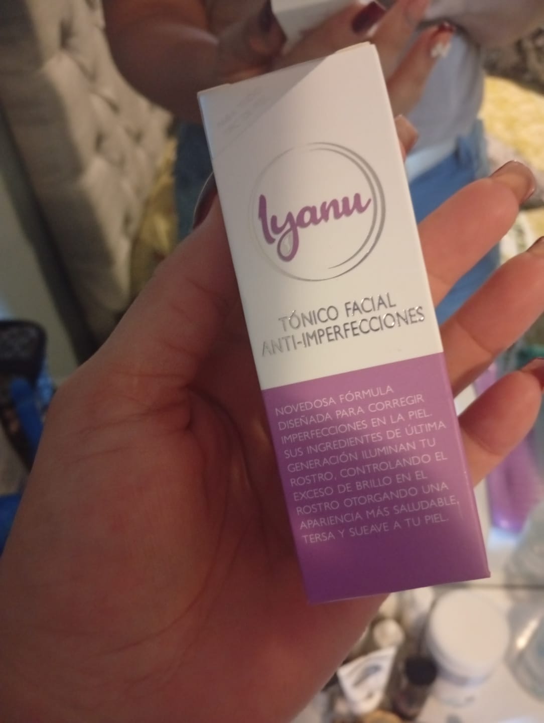 Customer photo review of Tónico Anti-Imperfecciones