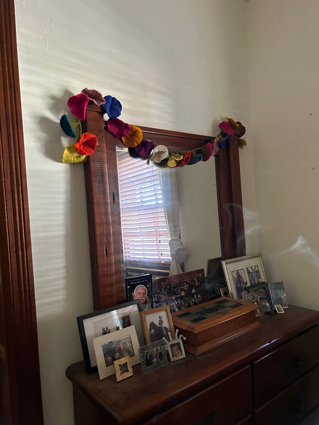 Customer photo review of Flower Garland - Colourful