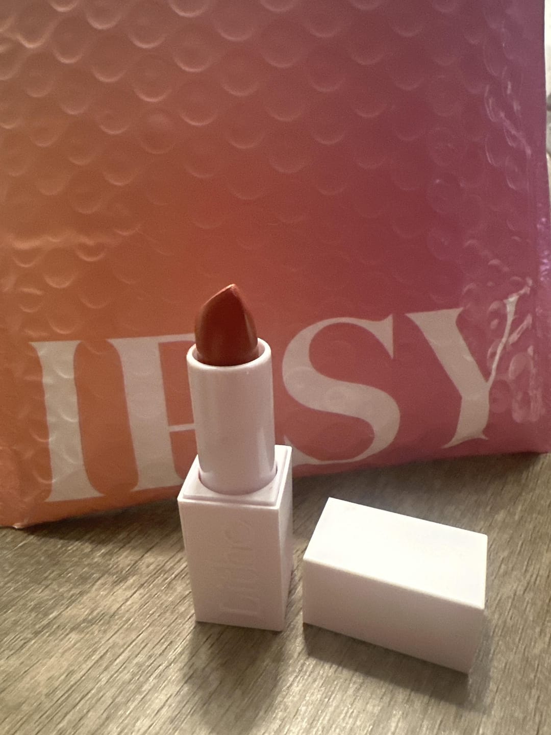 Customer photo review of Nourish & Glow Lipsticks