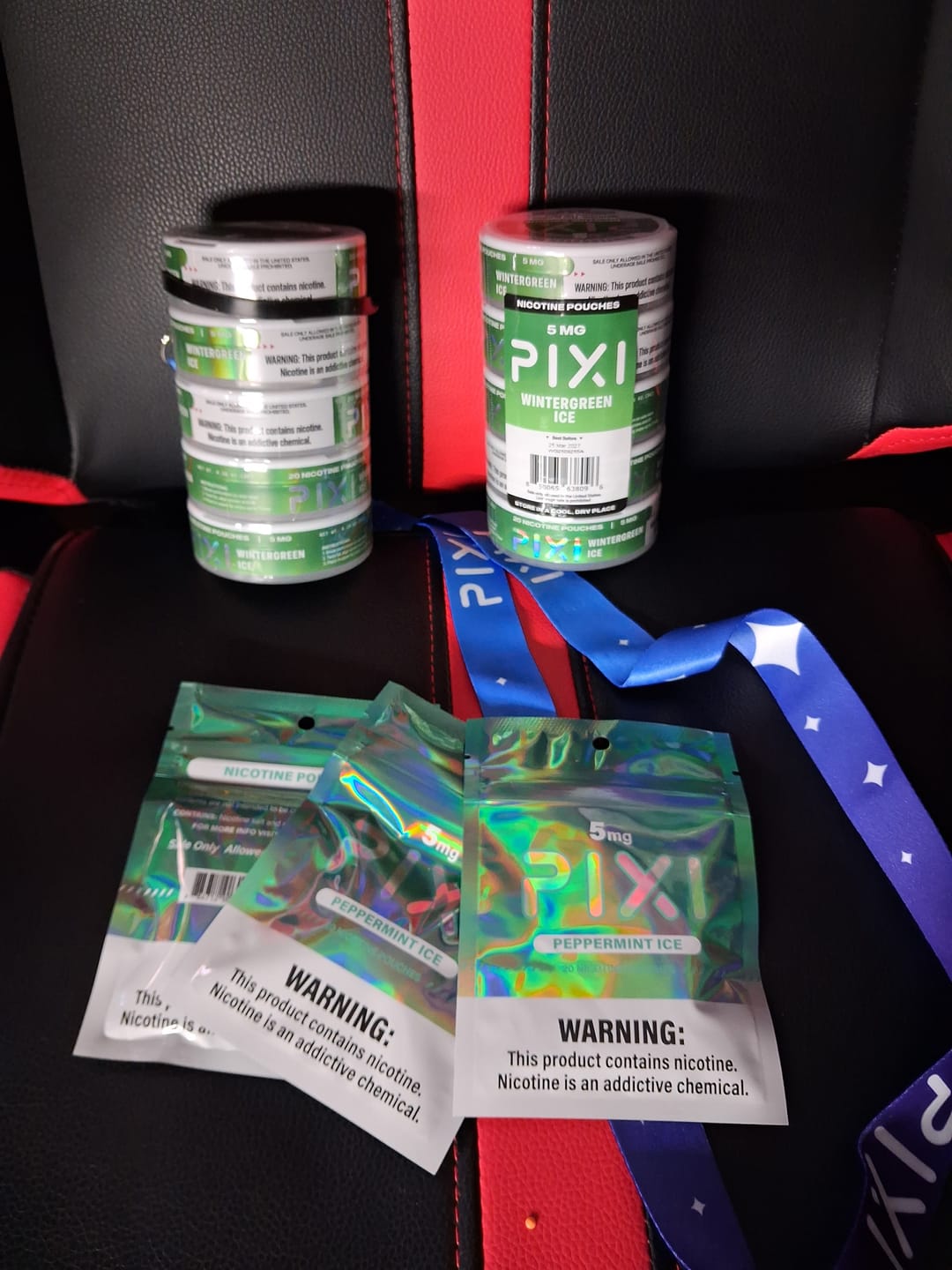Customer photo review of PIXI Nicotine Pouches
