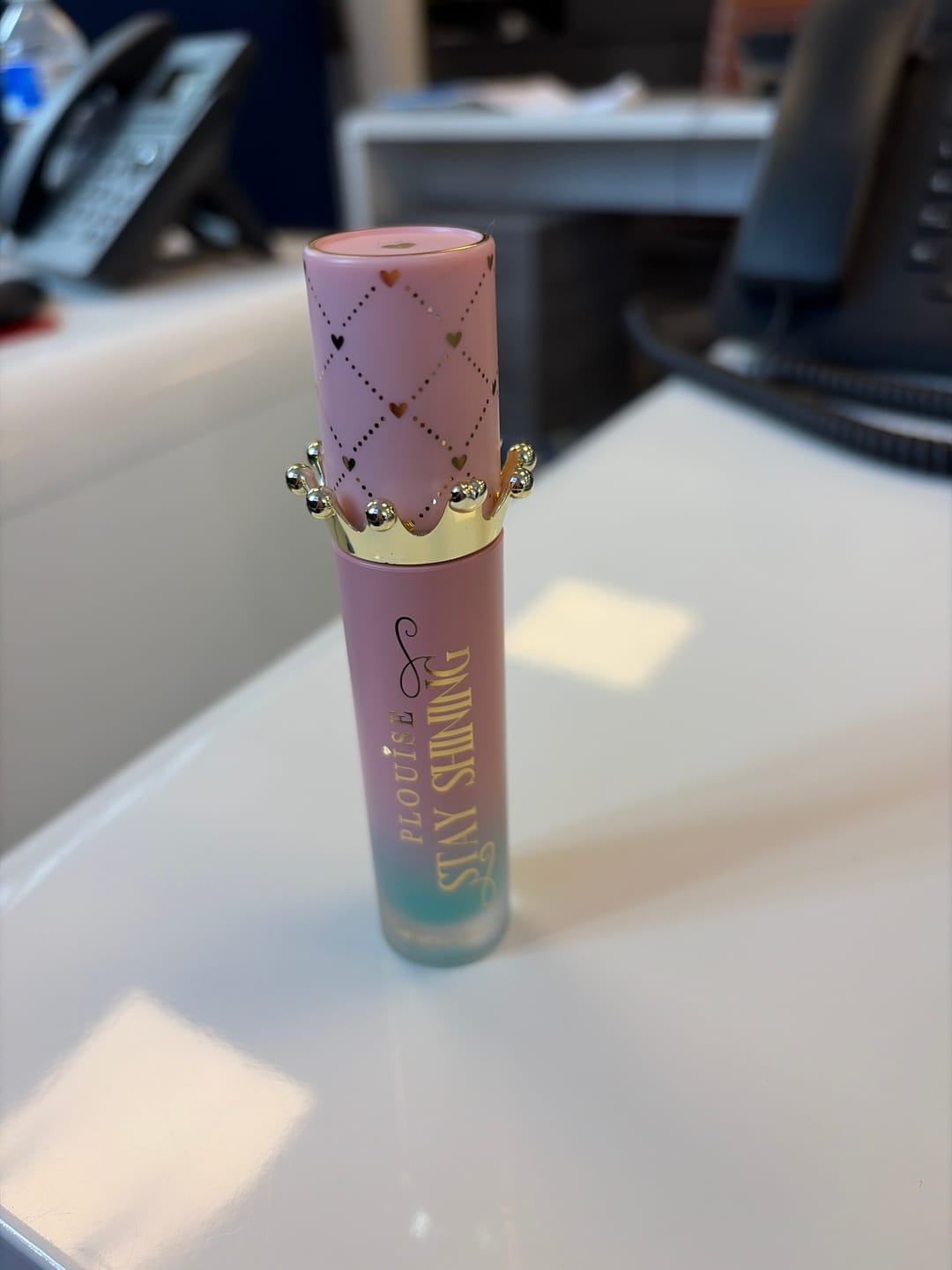 Customer photo review of P.Louise Stay Shining Crown Lip Oil