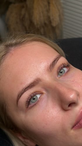 Customer photo review of Pure Care Lash & Brow Lift Pack