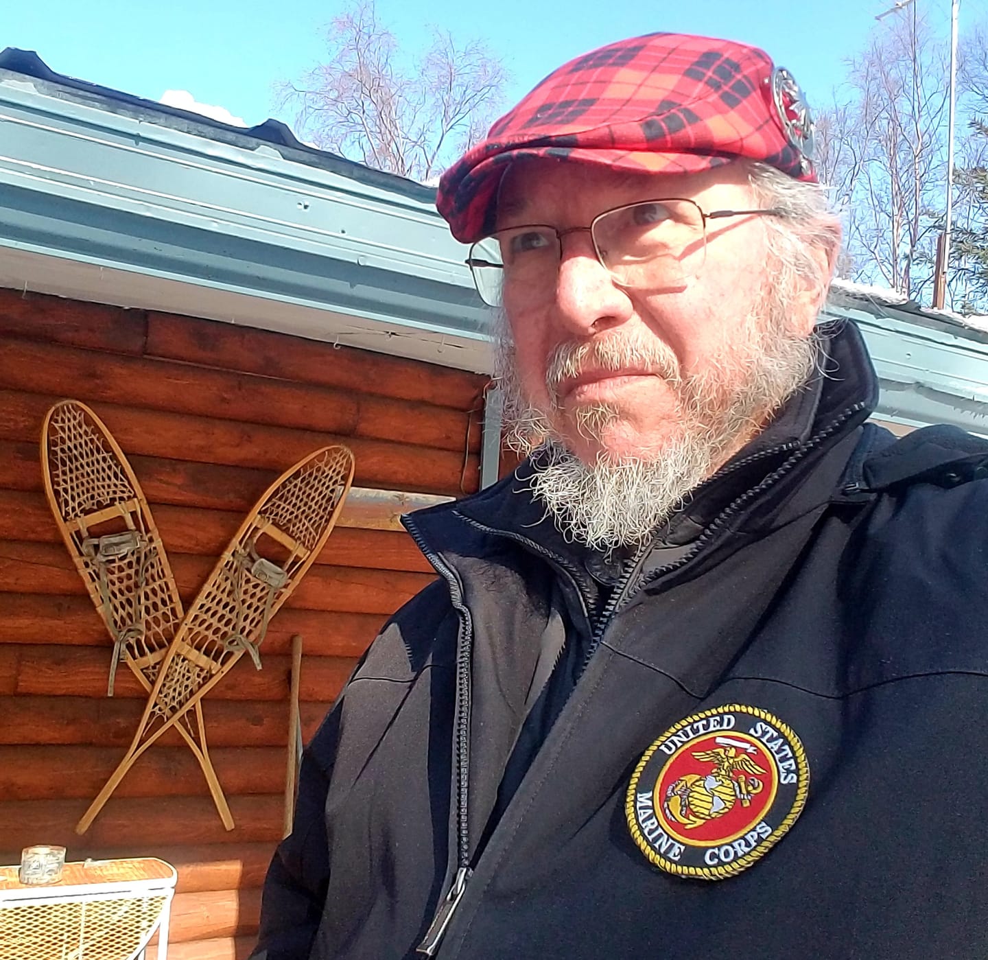 Customer photo review of Scottish MacLeod of Harris Ancient Tartan Flat Cap