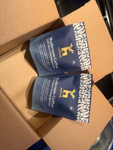 Customer photo review of Mushroom Coffee