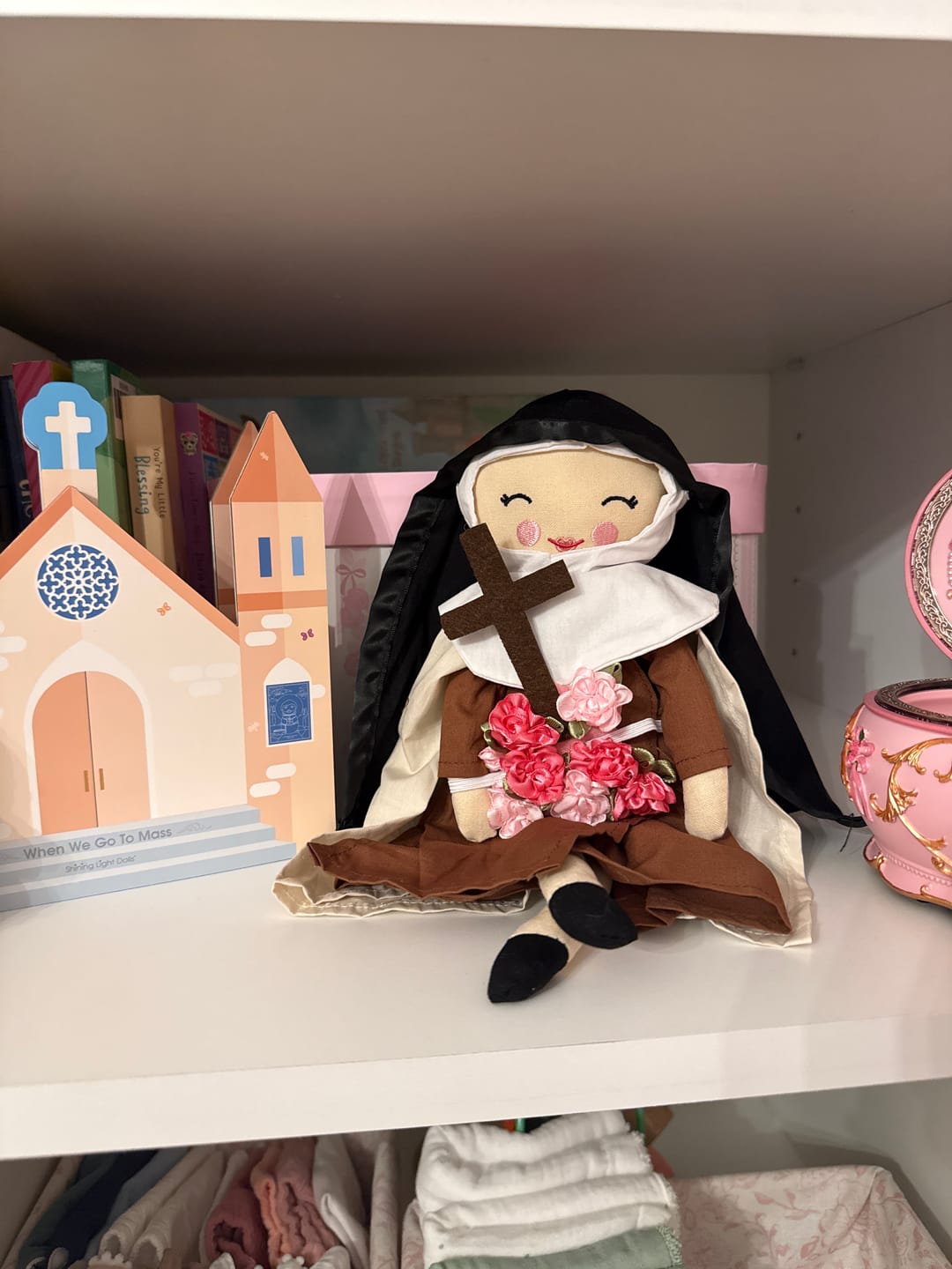 Customer photo review of St. Thérèse of Lisieux Rag Doll- Starts shipping March 27