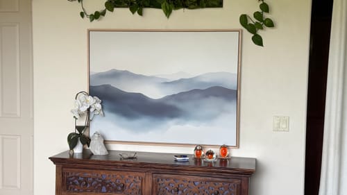 Customer photo review of Misty Ridge Canvas Art – Horizontal