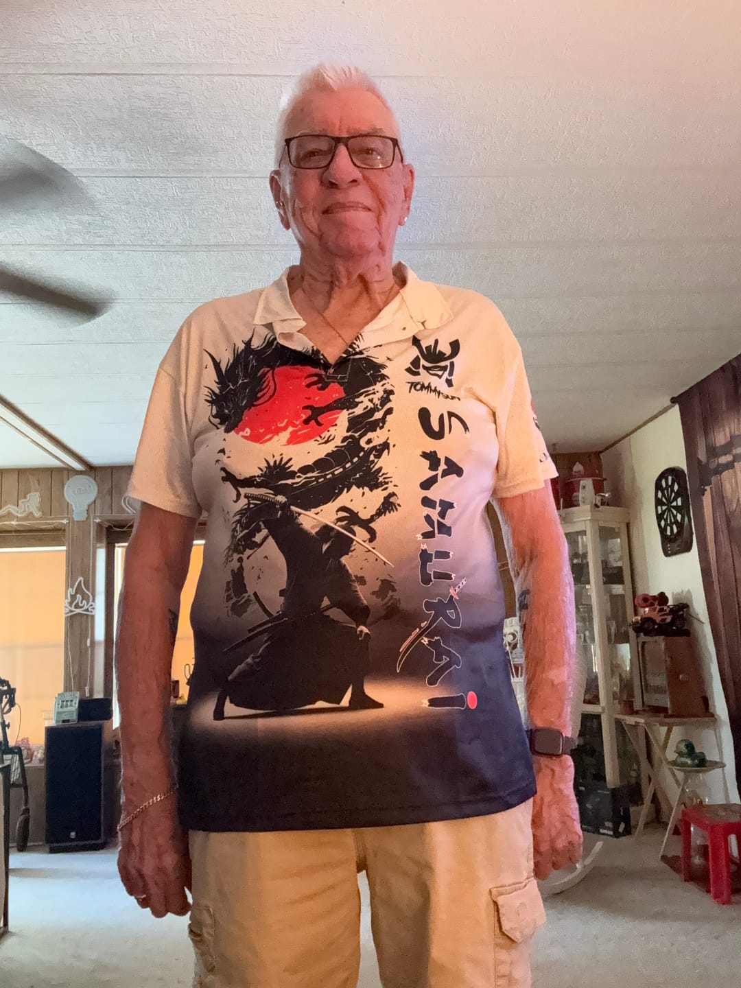 Customer photo review of Unisex Shirt - Custom Samurai Shirt