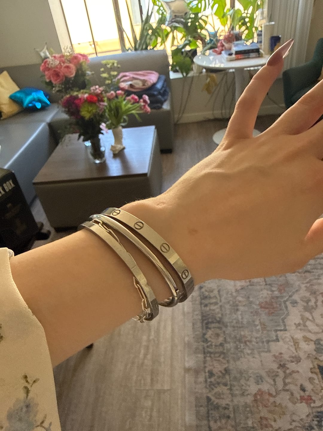 Customer photo review of Classic Flat Bangle