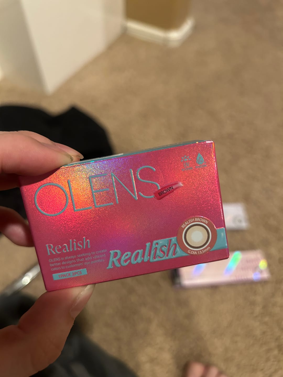 Customer photo review of OLENS 1-Day Realish Gray (10 Pack)