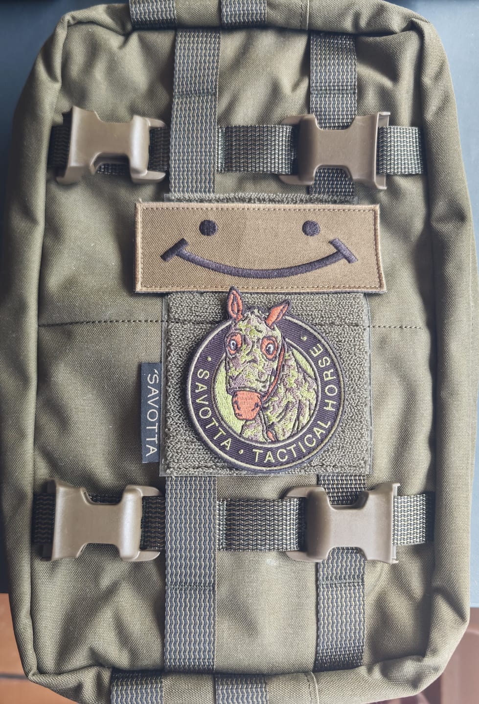 Customer photo review of Tactical horse patch